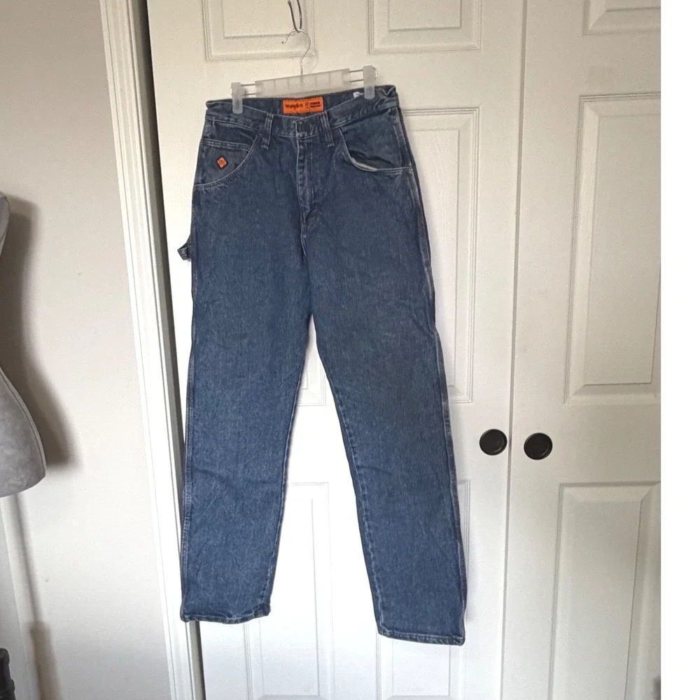 Wrangler Riggs Workwear FR Jeans 30x34 Blue Flame Resistant Carpenter FR3W020